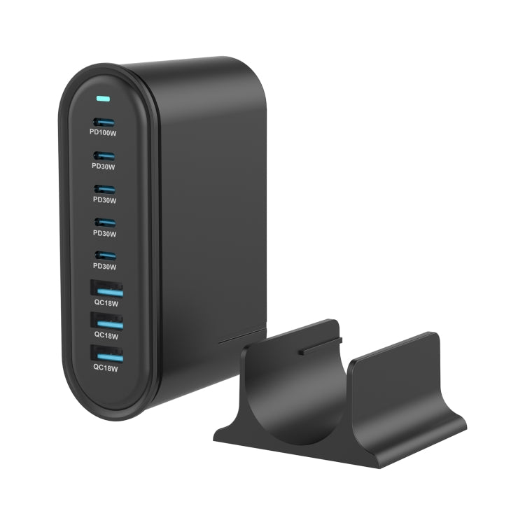 YMX-968 268W 5Type-C, 3USB 8-Ports Desktop Fast Charger