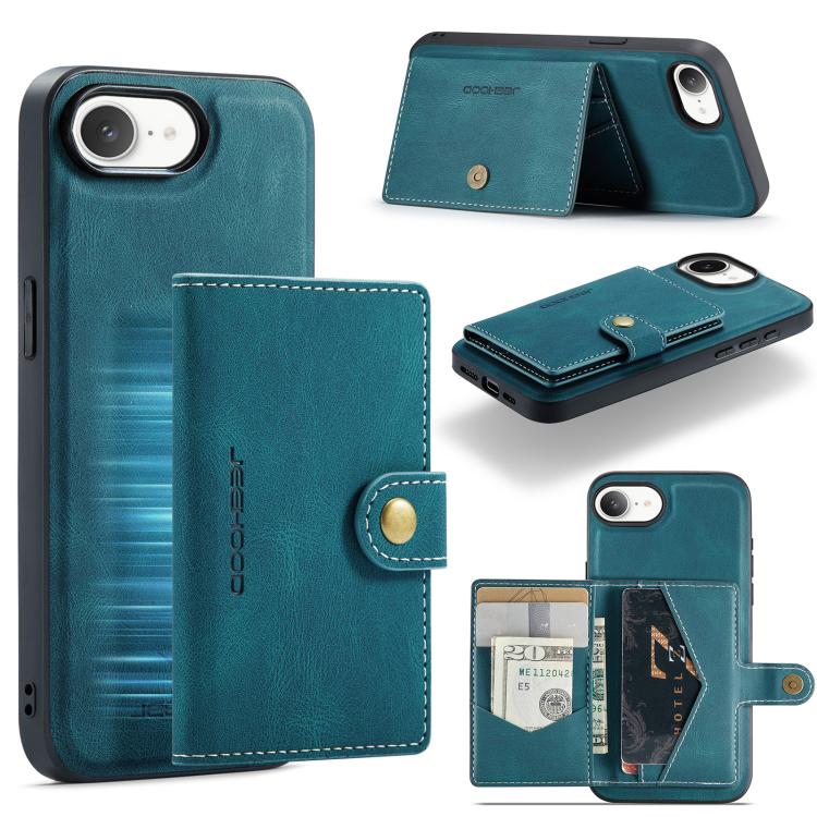 JEEHOOD J01 Retro Magnetic Detachable Wallet Phone Case
