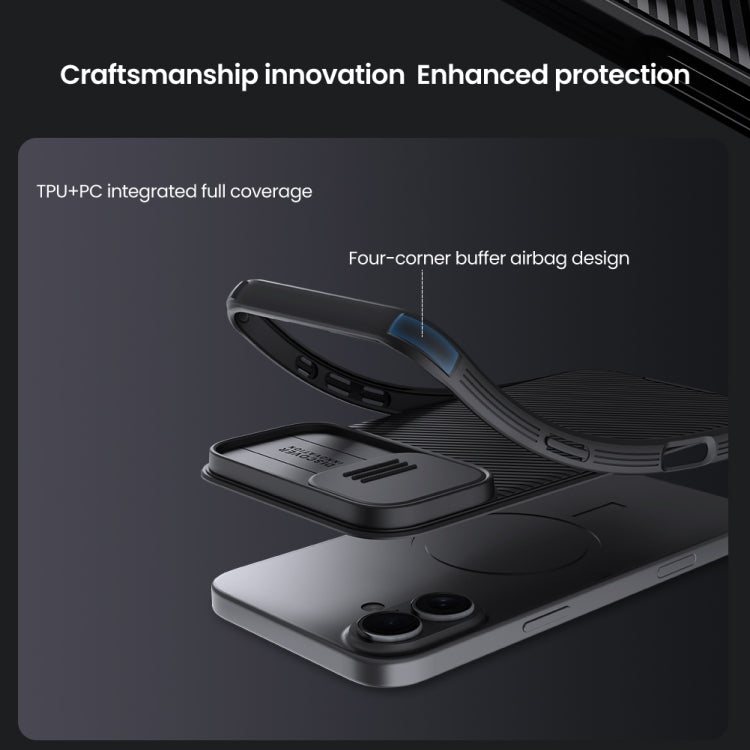 NILLKIN CamShield Pro Magnetic PC Phone Case, For iPhone 16 Plus