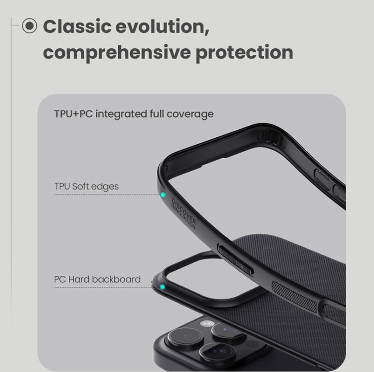 NILLKIN Frosted Shield Pro PC + TPU Phone Case, For iPhone 16 Pro Max