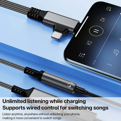 4 in 1 USB-C / Type-C, 8 Pin to 3.5mm, USB-C / Type-C Audio Adapter Cable, 4 in 1, 70mm