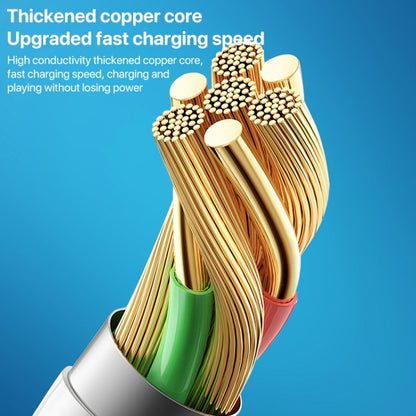 4 in 1 USB-C / Type-C, 8 Pin to 3.5mm, USB-C / Type-C Audio Adapter Cable, 4 in 1, 70mm
