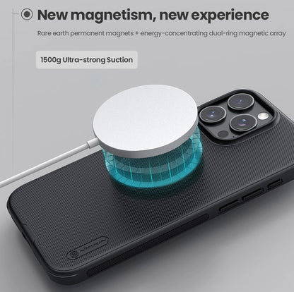 NILLKIN Frosted Shield Pro Magnetic Magsafe Phone Case, For iPhone 16 Pro