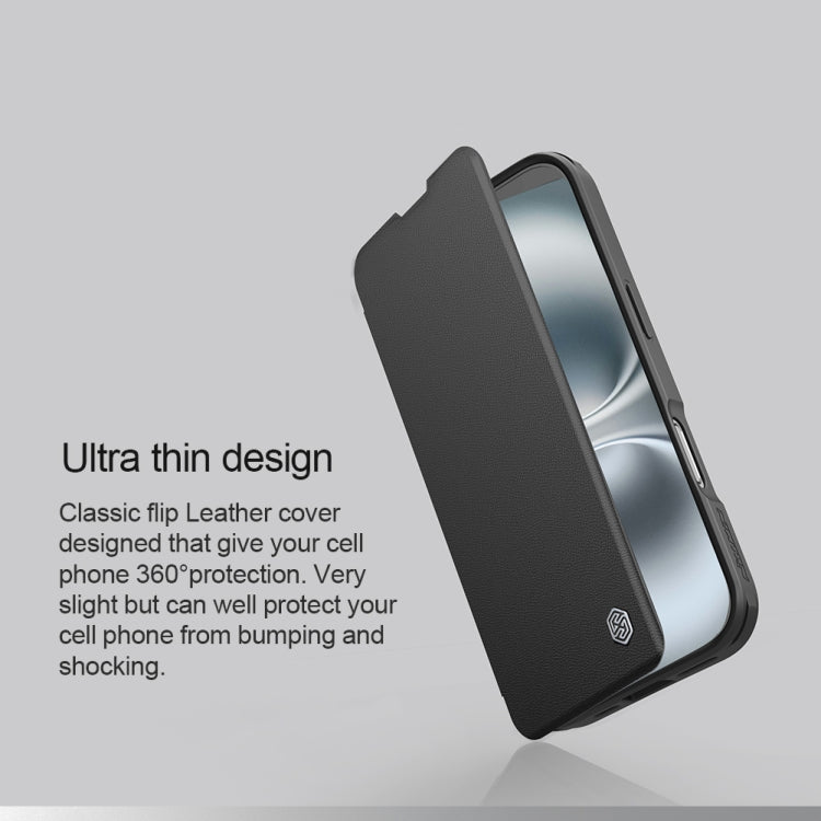 NILLKIN Qin Prop Series Flip Camera Cover Design Leather Phone Case, For iPhone 16