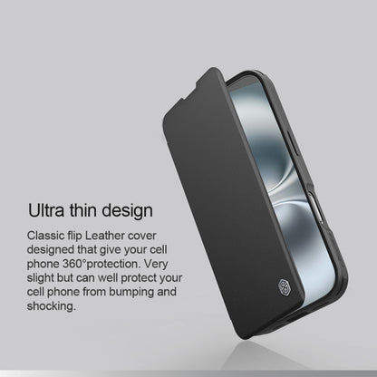 NILLKIN Qin Prop Series Flip Camera Cover Design Leather Phone Case, For iPhone 16