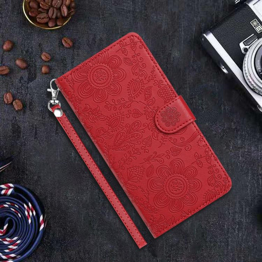 Floral Embossed Pattern Leather Phone Case, For iPhone 18 Pro / 17 Pro, For iPhone 18 Pro Max / 17 Pro Max, For iPhone 17e / 16e, For iPhone 17, For iPhone Air, For iPhone 16 Pro Max, For iPhone 16 Pro, For iPhone 16 Plus, For iPhone 16                ...