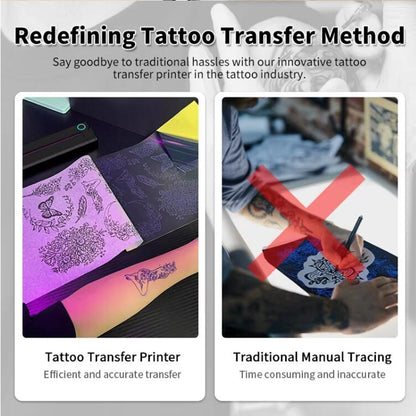 A41 203DPI Portable Tattoo Printer Office Study Bluetooth HD Thermal Printer, A41