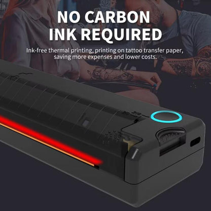 A41 203DPI Portable Tattoo Printer Office Study Bluetooth HD Thermal Printer, A41