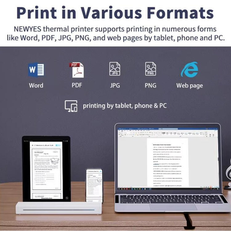 A41 203DPI Portable Tattoo Printer Office Study Bluetooth HD Thermal Printer, A41