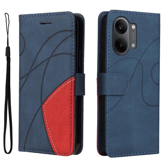 Dual-color Splicing Flip Leather Phone Case, For Redmi Turbo 5 Max 5G, For Redmi Turbo 5 5G / Poco X8 Pro 5G, For Redmi K90 Pro Max/Poco F8 Ultra, For Redmi K90 / Poco F8 Pro, For Redmi 15 5G Global/15 4G SEA 169.5mm, For Redmi 15 5G / 4G EU 171mm     ...