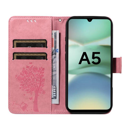 Tree & Cat Embossed Pattern Flip Leather Phone Case, For Redmi A5 4G 173.3mm, For Redmi Note 14S 4G / Note 13 Pro 4G, For Redmi K80 / K80 Pro, For Redmi Note 14 4G Global 163.25mm, For Redmi Note 14 5G, For Redmi Note 14 Pro / 14 Pro+ 5G               ...