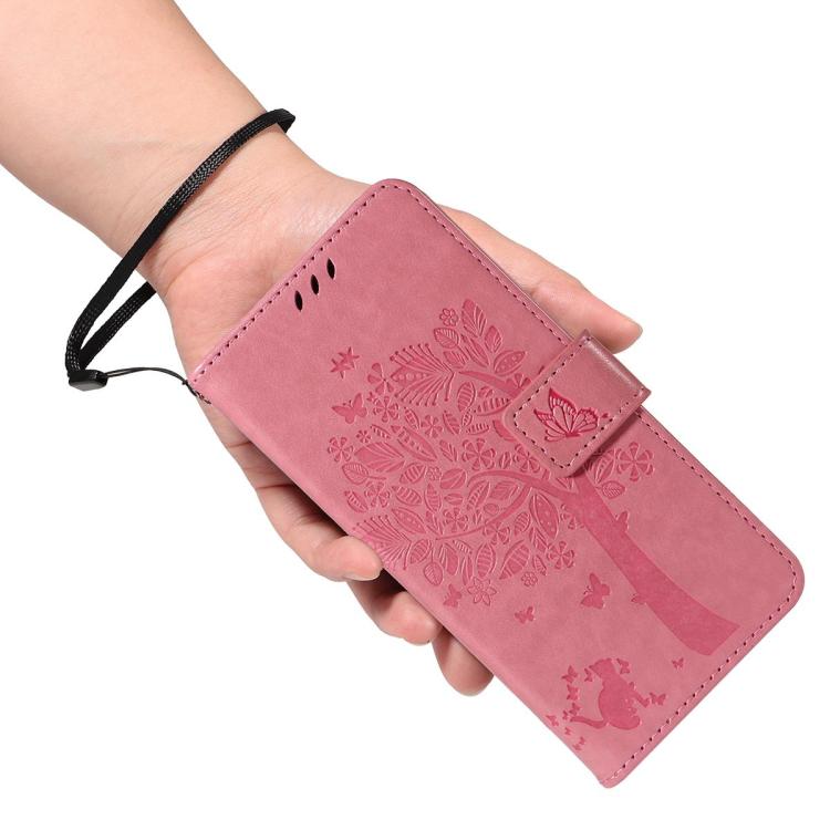Tree & Cat Embossed Pattern Flip Leather Phone Case, For Redmi 15C 5G / 4G Global 171mm, For Redmi A5 4G 173.3mm, For Redmi Note 14S 4G / Note 13 Pro 4G, For Redmi K80 / K80 Pro, For Redmi Note 14 4G Global 163.25mm, For Redmi Note 14 5G               ...