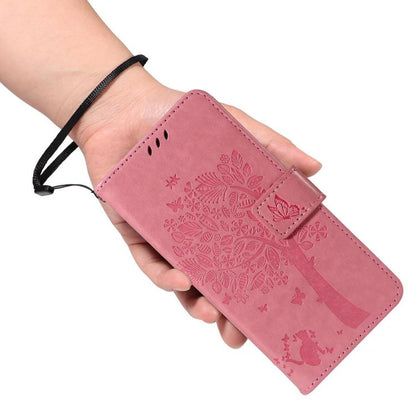 Tree & Cat Embossed Pattern Flip Leather Phone Case, For Redmi 15C 5G / 4G Global 171mm, For Redmi A5 4G 173.3mm, For Redmi Note 14S 4G / Note 13 Pro 4G, For Redmi K80 / K80 Pro, For Redmi Note 14 4G Global 163.25mm, For Redmi Note 14 5G               ...