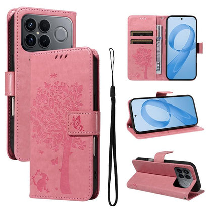Tree & Cat Embossed Pattern Flip Leather Phone Case, For Redmi Turbo 5 Max 5G, For Redmi Turbo 5 5G / Poco X8 Pro 5G, For Redmi K90 Pro Max/Poco F8 Ultra, For Redmi K90 / Poco F8 Pro, For Redmi 15C 5G / 4G EU 173mm                                      ...