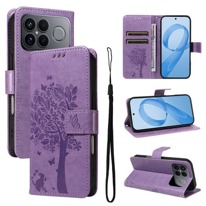 Tree & Cat Embossed Pattern Flip Leather Phone Case, For Redmi Turbo 5 Max 5G, For Redmi Turbo 5 5G / Poco X8 Pro 5G, For Redmi K90 Pro Max/Poco F8 Ultra, For Redmi K90 / Poco F8 Pro, For Redmi 15C 5G / 4G EU 173mm                                      ...