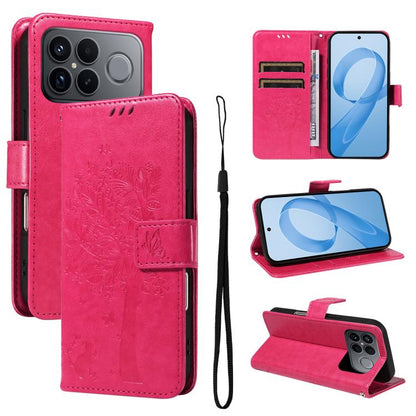 Tree & Cat Embossed Pattern Flip Leather Phone Case, For Redmi Turbo 5 Max 5G, For Redmi Turbo 5 5G / Poco X8 Pro 5G, For Redmi K90 Pro Max/Poco F8 Ultra, For Redmi K90 / Poco F8 Pro, For Redmi 15C 5G / 4G EU 173mm                                      ...