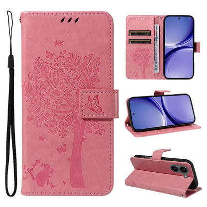 Tree & Cat Embossed Pattern Flip Leather Phone Case, For Redmi Turbo 5 Max 5G, For Redmi Turbo 5 5G / Poco X8 Pro 5G, For Redmi K90 Pro Max/Poco F8 Ultra, For Redmi K90 / Poco F8 Pro, For Redmi 15C 5G / 4G EU 173mm                                      ...