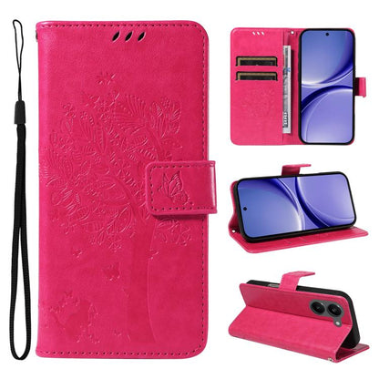 Tree & Cat Embossed Pattern Flip Leather Phone Case, For Redmi Turbo 5 Max 5G, For Redmi Turbo 5 5G / Poco X8 Pro 5G, For Redmi K90 Pro Max/Poco F8 Ultra, For Redmi K90 / Poco F8 Pro, For Redmi 15C 5G / 4G EU 173mm                                      ...