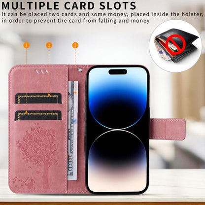 Tree & Cat Embossed Pattern Flip Leather Phone Case, For Redmi Turbo 5 Max 5G, For Redmi Turbo 5 5G / Poco X8 Pro 5G, For Redmi K90 Pro Max/Poco F8 Ultra, For Redmi K90 / Poco F8 Pro, For Redmi 15C 5G / 4G EU 173mm                                      ...