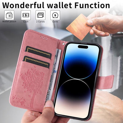 Tree & Cat Embossed Pattern Flip Leather Phone Case, For Redmi Turbo 5 Max 5G, For Redmi Turbo 5 5G / Poco X8 Pro 5G, For Redmi K90 Pro Max/Poco F8 Ultra, For Redmi K90 / Poco F8 Pro, For Redmi 15C 5G / 4G EU 173mm                                      ...