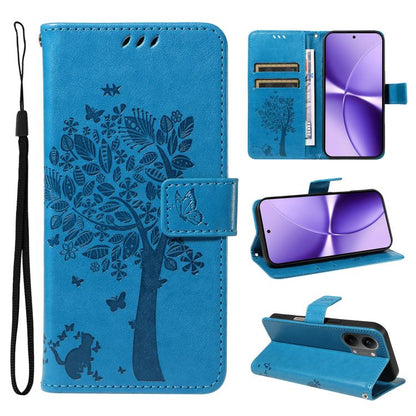 Tree & Cat Embossed Pattern Flip Leather Phone Case, For Redmi Turbo 5 Max 5G, For Redmi Turbo 5 5G / Poco X8 Pro 5G, For Redmi K90 Pro Max/Poco F8 Ultra, For Redmi K90 / Poco F8 Pro, For Redmi 15C 5G / 4G EU 173mm                                      ...