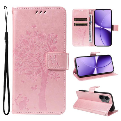 Tree & Cat Embossed Pattern Flip Leather Phone Case, For Redmi Turbo 5 Max 5G, For Redmi Turbo 5 5G / Poco X8 Pro 5G, For Redmi K90 Pro Max/Poco F8 Ultra, For Redmi K90 / Poco F8 Pro, For Redmi 15C 5G / 4G EU 173mm                                      ...