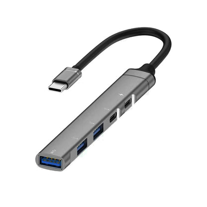 2 Type-C, 3 USB Multifunctional HUB Docking Station, 2 Type-C, 3 USB