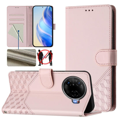 Honeycomb Embossing RFID Leather Phone Case, For Tecno Pova 6 4G, For Tecno Pova 6 5G / 6 Pro 5G, For Tecno Camon 30 Pro 5G, For Tecno Camon 30 5G / 4G, For Tecno Spark 20 Pro+ 4G, For Tecno Spark Go 2024 4G, For Tecno Pova 5 Pro 5G, For Tecno Pova Neo...