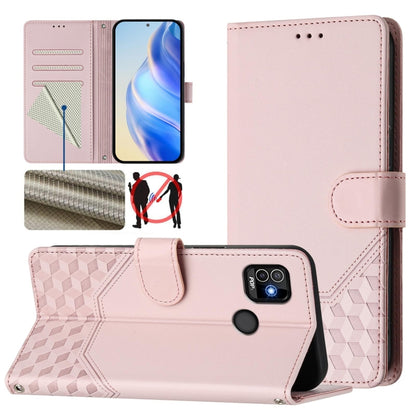 Honeycomb Embossing RFID Leather Phone Case, For Tecno Spark 10 Pro 4G, For Tecno Camon 19 / Camon 19 Pro 5G, For Tecno Pova 4 Pro 4G, For Tecno Pova 4, For Tecno Pova Neo 2, For Tecno Spark 9, For Tecno Spark Go 2022 / Spark 8C                        ...