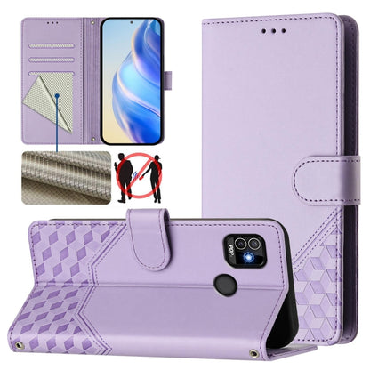 Honeycomb Embossing RFID Leather Phone Case, For Tecno Spark 10 Pro 4G, For Tecno Camon 19 / Camon 19 Pro 5G, For Tecno Pova 4 Pro 4G, For Tecno Pova 4, For Tecno Pova Neo 2, For Tecno Spark 9, For Tecno Spark Go 2022 / Spark 8C                        ...