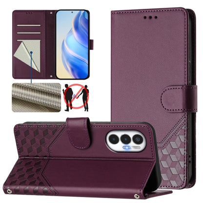 Honeycomb Embossing RFID Leather Phone Case, For Tecno Spark 10 Pro 4G, For Tecno Camon 19 / Camon 19 Pro 5G, For Tecno Pova 4 Pro 4G, For Tecno Pova 4, For Tecno Pova Neo 2, For Tecno Spark 9, For Tecno Spark Go 2022 / Spark 8C                        ...