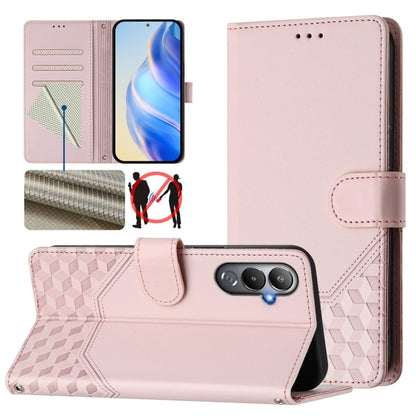 Honeycomb Embossing RFID Leather Phone Case, For Tecno Spark 10 Pro 4G, For Tecno Camon 19 / Camon 19 Pro 5G, For Tecno Pova 4 Pro 4G, For Tecno Pova 4, For Tecno Pova Neo 2, For Tecno Spark 9, For Tecno Spark Go 2022 / Spark 8C                        ...
