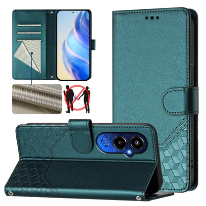 Honeycomb Embossing RFID Leather Phone Case, For Tecno Spark 10 Pro 4G, For Tecno Camon 19 / Camon 19 Pro 5G, For Tecno Pova 4 Pro 4G, For Tecno Pova 4, For Tecno Pova Neo 2, For Tecno Spark 9, For Tecno Spark Go 2022 / Spark 8C                        ...