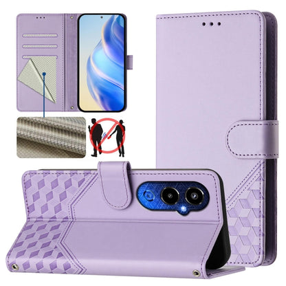 Honeycomb Embossing RFID Leather Phone Case, For Tecno Spark 10 Pro 4G, For Tecno Camon 19 / Camon 19 Pro 5G, For Tecno Pova 4 Pro 4G, For Tecno Pova 4, For Tecno Pova Neo 2, For Tecno Spark 9, For Tecno Spark Go 2022 / Spark 8C                        ...