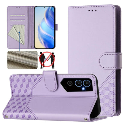 Honeycomb Embossing RFID Leather Phone Case, For Tecno Spark 10 Pro 4G, For Tecno Camon 19 / Camon 19 Pro 5G, For Tecno Pova 4 Pro 4G, For Tecno Pova 4, For Tecno Pova Neo 2, For Tecno Spark 9, For Tecno Spark Go 2022 / Spark 8C                        ...
