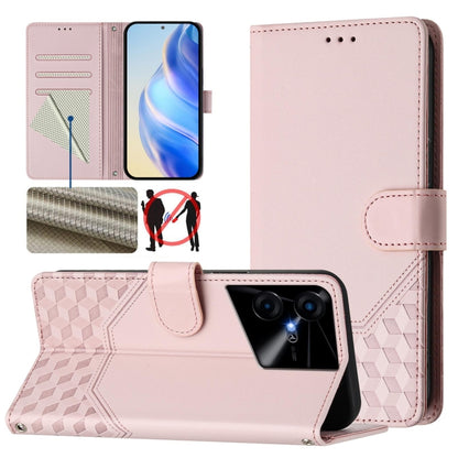 Honeycomb Embossing RFID Leather Phone Case, For Tecno Pova 6 4G, For Tecno Pova 6 5G / 6 Pro 5G, For Tecno Camon 30 Pro 5G, For Tecno Camon 30 5G / 4G, For Tecno Spark 20 Pro+ 4G, For Tecno Spark Go 2024 4G, For Tecno Pova 5 Pro 5G, For Tecno Pova Neo...