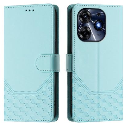 Honeycomb Embossing RFID Leather Phone Case, For Tecno Spark 10 Pro 4G, For Tecno Camon 19 / Camon 19 Pro 5G, For Tecno Pova 4 Pro 4G, For Tecno Pova 4, For Tecno Pova Neo 2, For Tecno Spark 9, For Tecno Spark Go 2022 / Spark 8C                        ...