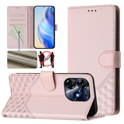Honeycomb Embossing RFID Leather Phone Case, For Tecno Spark 10 Pro 4G, For Tecno Camon 19 / Camon 19 Pro 5G, For Tecno Pova 4 Pro 4G, For Tecno Pova 4, For Tecno Pova Neo 2, For Tecno Spark 9, For Tecno Spark Go 2022 / Spark 8C                        ...