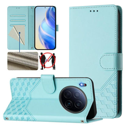 Honeycomb Embossing RFID Leather Phone Case, For Tecno Camon 50 Pro 4G, For Tecno Camon 50 4G, For Tecno Spark Slim 5G, For Tecno Pop 10 / Infinix Smart 10 4G, For Tecno Camon 40 Pro 4G, For Tecno Camon 40 Premier, For Tecno Camon 40 4G                ...