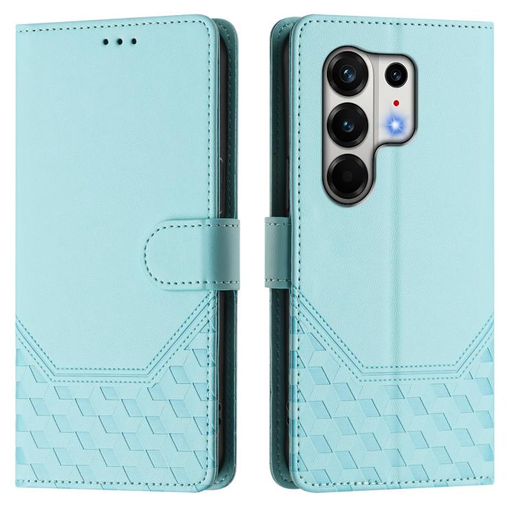 Honeycomb Embossing RFID Leather Phone Case, For Tecno Camon 50 Pro 4G, For Tecno Camon 50 4G, For Tecno Spark Slim 5G, For Tecno Pop 10 / Infinix Smart 10 4G, For Tecno Camon 40 Pro 4G, For Tecno Camon 40 Premier, For Tecno Camon 40 4G                ...