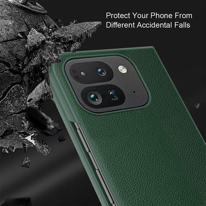 Litchi Texture Leather PC Shockproof Phone Case, For Google Pixel 9 Pro Fold