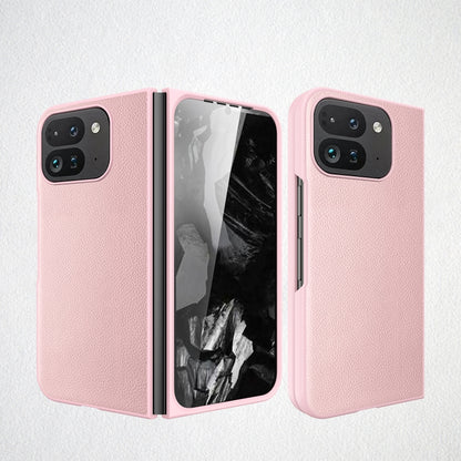 Litchi Texture Leather PC Shockproof Phone Case, For Google Pixel 9 Pro Fold