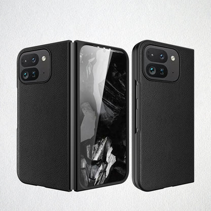 Litchi Texture Leather PC Shockproof Phone Case, For Google Pixel 9 Pro Fold