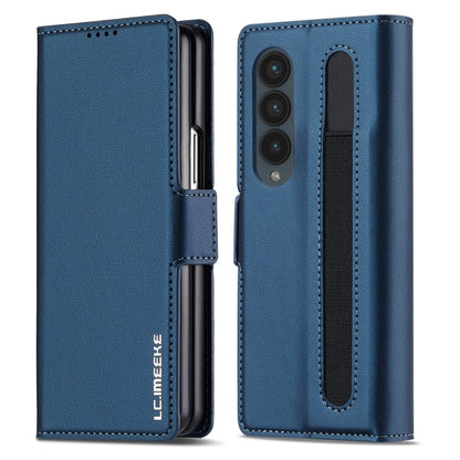 LC.IMEEKE L1 Series Frosted Fine Texture PU Phone Case with Pen Slot, Pen Not Included, For Galaxy Z Fold8 Ultra 5G, For Samsung Galaxy Z Fold7 5G, For Samsung Galaxy Z Fold6, For Samsung Galaxy Z Fold5, For Samsung Galaxy Z Fold4                      ...