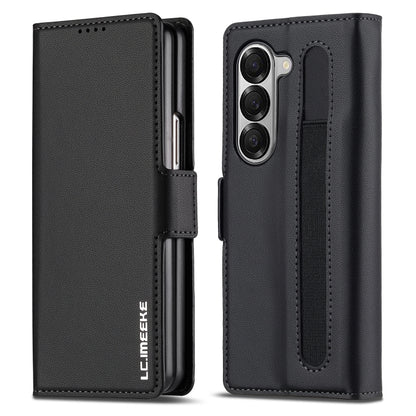 LC.IMEEKE L1 Series Frosted Fine Texture PU Phone Case with Pen Slot, Pen Not Included, For Galaxy Z Fold8 Ultra 5G, For Samsung Galaxy Z Fold7 5G, For Samsung Galaxy Z Fold6, For Samsung Galaxy Z Fold5, For Samsung Galaxy Z Fold4                      ...