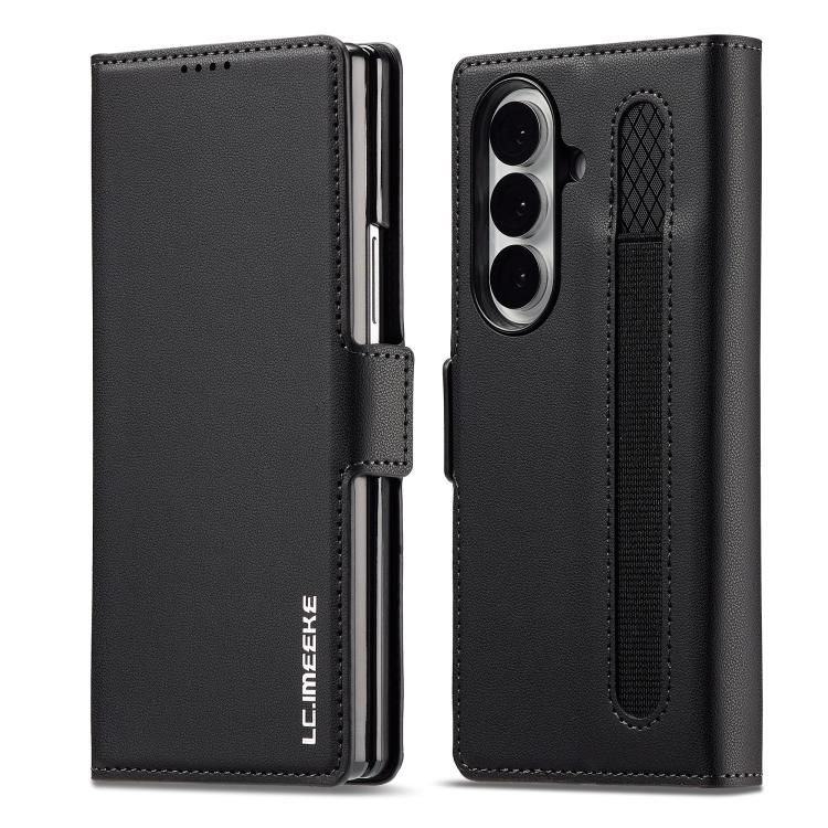 LC.IMEEKE L1 Series Frosted Fine Texture PU Phone Case with Pen Slot, Pen Not Included, For Galaxy Z Fold8 Ultra 5G, For Samsung Galaxy Z Fold7 5G, For Samsung Galaxy Z Fold6, For Samsung Galaxy Z Fold5, For Samsung Galaxy Z Fold4                      ...