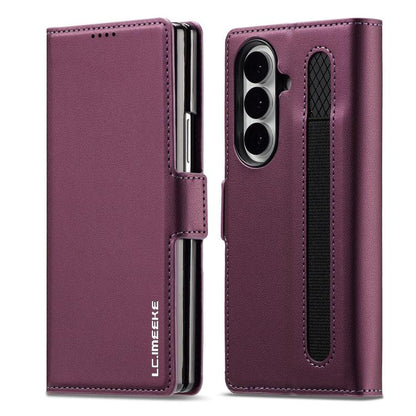 LC.IMEEKE L1 Series Frosted Fine Texture PU Phone Case with Pen Slot, Pen Not Included, For Galaxy Z Fold8 Ultra 5G, For Samsung Galaxy Z Fold7 5G, For Samsung Galaxy Z Fold6, For Samsung Galaxy Z Fold5, For Samsung Galaxy Z Fold4                      ...