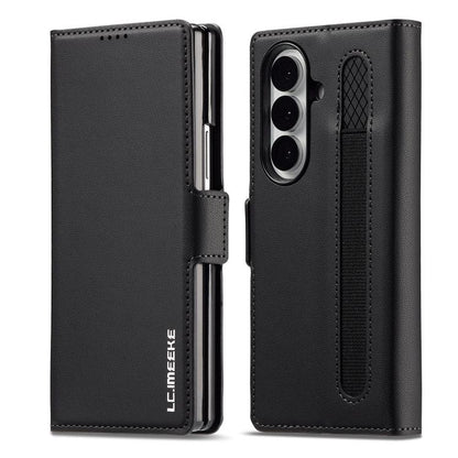 LC.IMEEKE L1 Series Frosted Fine Texture PU Phone Case with Pen Slot, Pen Not Included, For Galaxy Z Fold8 Ultra 5G, For Samsung Galaxy Z Fold7 5G, For Samsung Galaxy Z Fold6, For Samsung Galaxy Z Fold5, For Samsung Galaxy Z Fold4                      ...