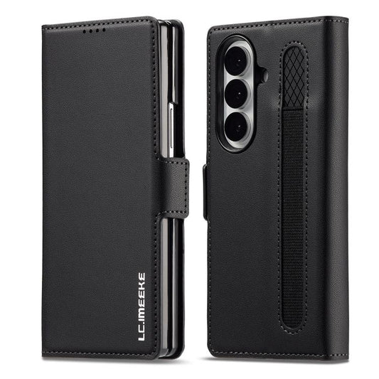 LC.IMEEKE L1 Series Frosted Fine Texture PU Phone Case with Pen Slot, Pen Not Included, For Galaxy Z Fold8 Ultra 5G, For Samsung Galaxy Z Fold7 5G, For Samsung Galaxy Z Fold6, For Samsung Galaxy Z Fold5, For Samsung Galaxy Z Fold4                      ...