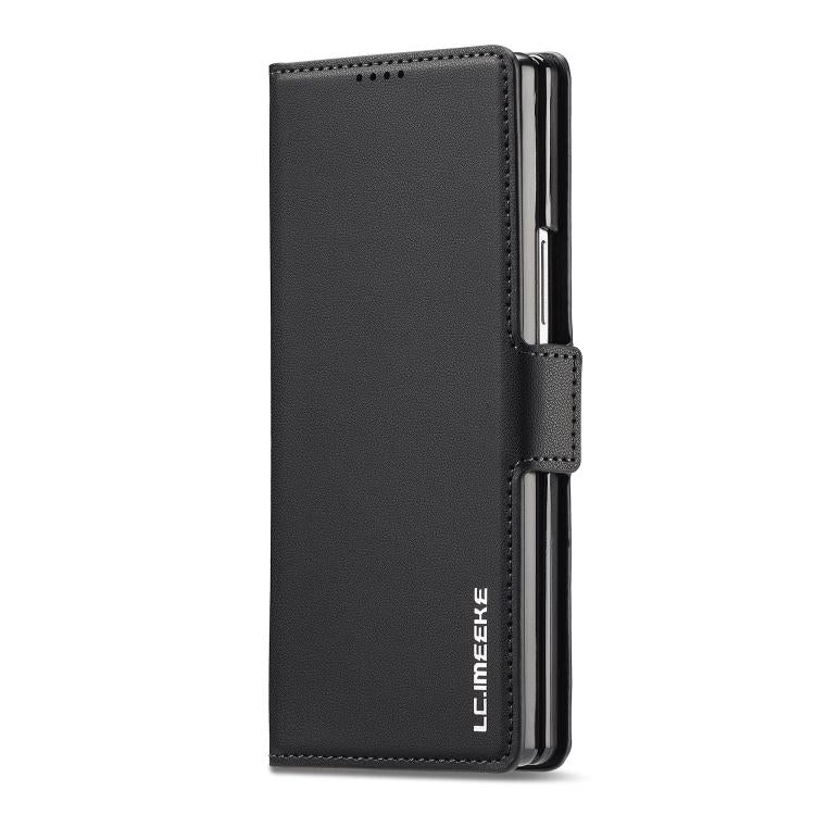 LC.IMEEKE L1 Series Frosted Fine Texture PU Phone Case with Pen Slot, Pen Not Included, For Galaxy Z Fold8 Ultra 5G, For Samsung Galaxy Z Fold7 5G, For Samsung Galaxy Z Fold6, For Samsung Galaxy Z Fold5, For Samsung Galaxy Z Fold4                      ...